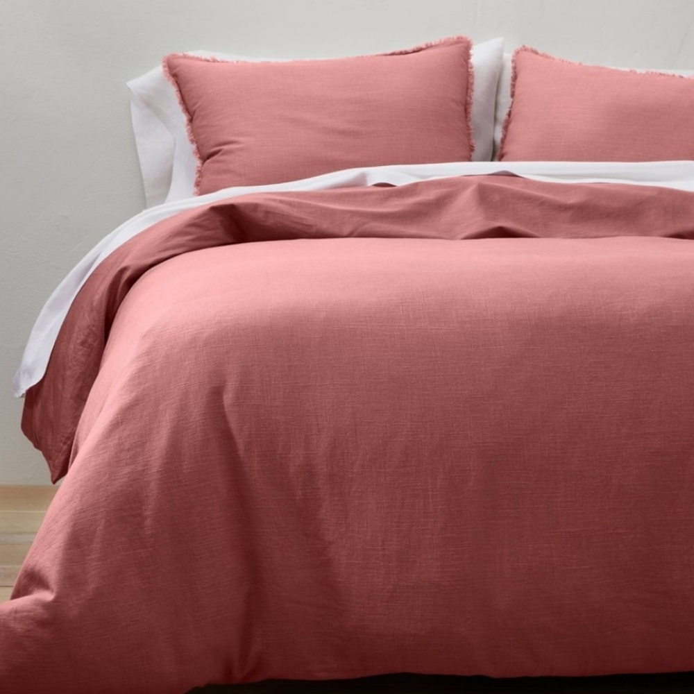 Heavyweight Linen Blend Duvet & Sham Set - Casaluna